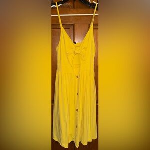 Yellow Button-Down Sundress
